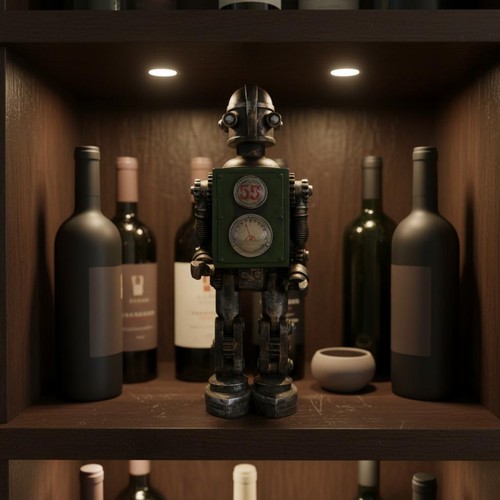 Roboterfigur vintage look - roboterfigur, vintage-look