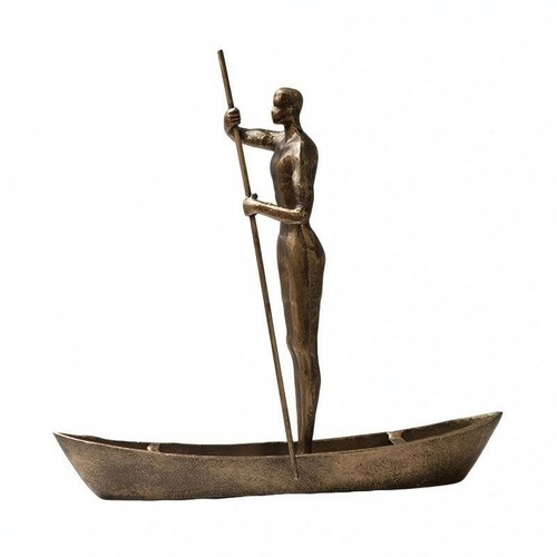 Rudererfigur metall - rudererfigur,