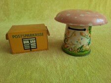 2 Blechspardosen - Pilz und