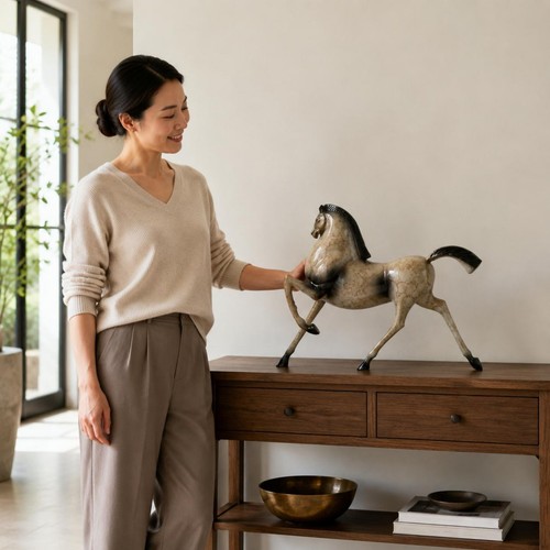 Pferdefigur elegant