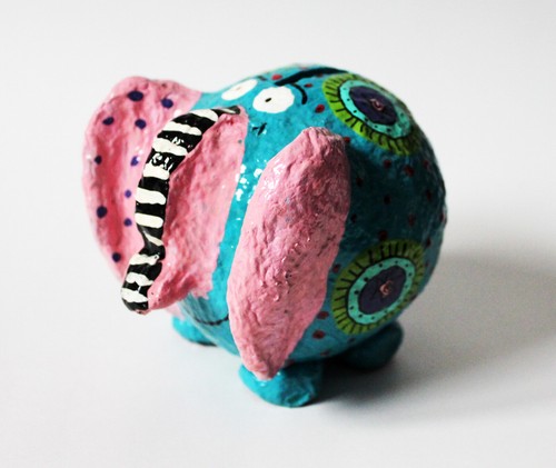 Spardose elefant pop art - -,